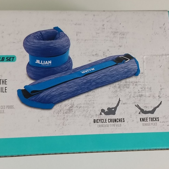 Jillian Michaels Ankle & Wrist Weights 2lb. Set - Picture 3 of 4